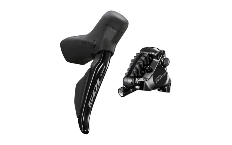 Shimano 105 ST-R7170-R Di2 Shift/Brake Lever with BR-R7170 Hydraulic Disc Brake Caliper - Rear