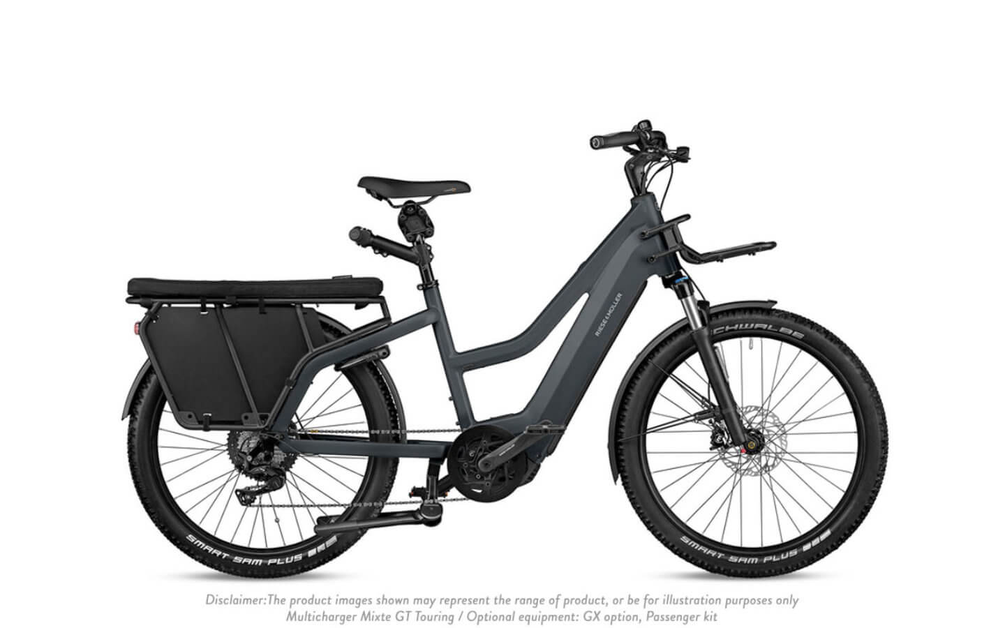 Riese and Muller Multicharger Mixte GT Touring Grey Black - Propel E-Bikes