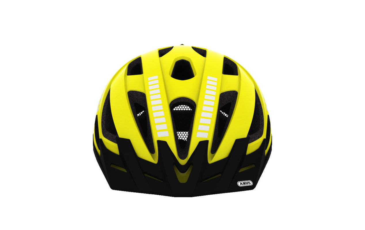 Abus Urban-I helmet Signal Yellow - Propel Electric Bikes